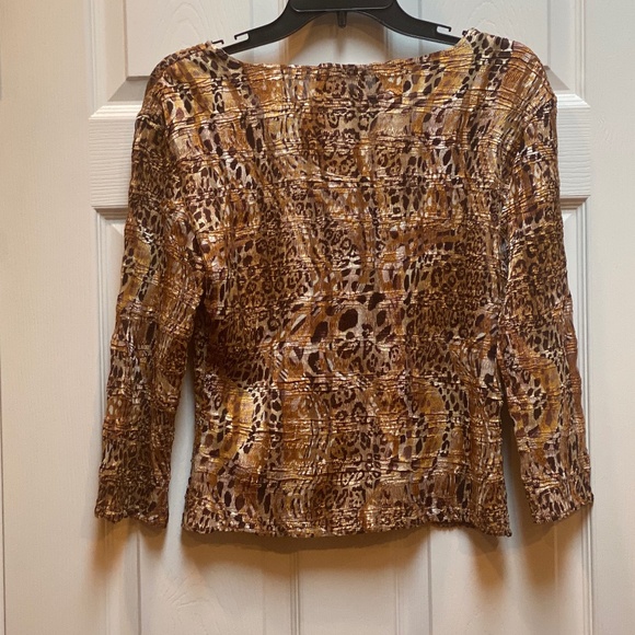 Vintage Alberto Makali Animal Print Top. - Picture 6 of 6